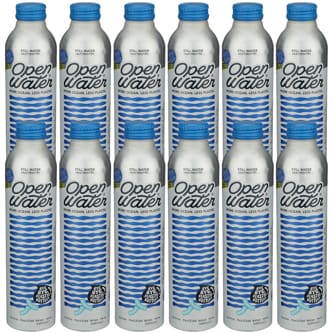 Open Water Still Water, Aluminum Bottle, Case