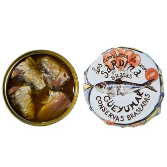 Gueyu Mar Chargrilled Smoked Sardine Tails In Extra Virgin Olive Oil