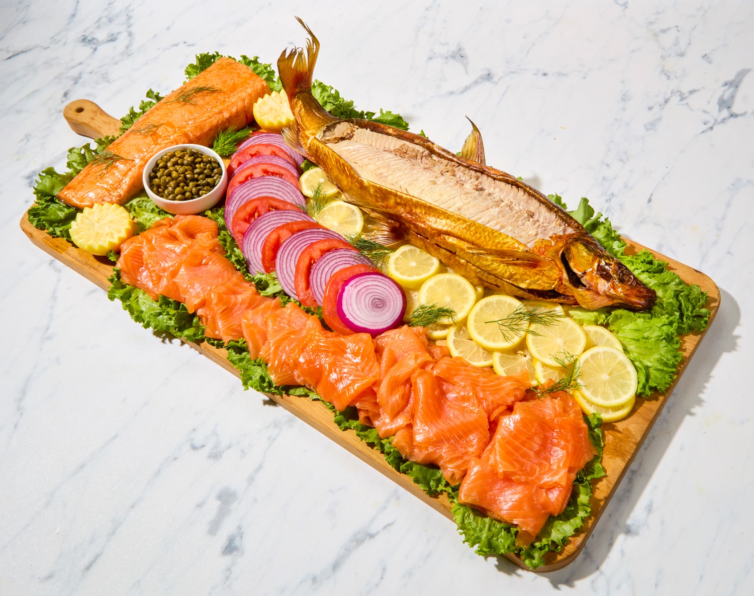 FreshDirect Smoked Fish Bounty with Bread, Large