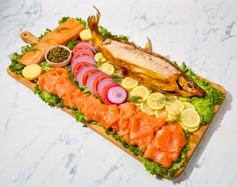 FreshDirect Smoked Fish Bounty with Bread, Large