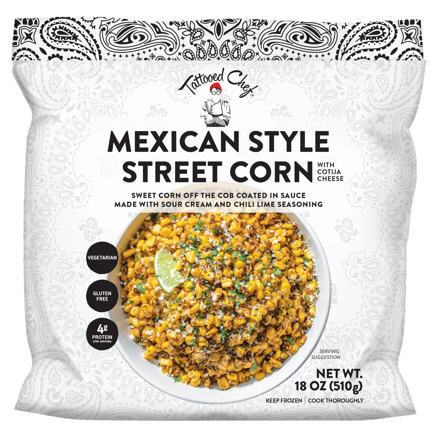 Tattooed Chef Mexican Style Street Corn
