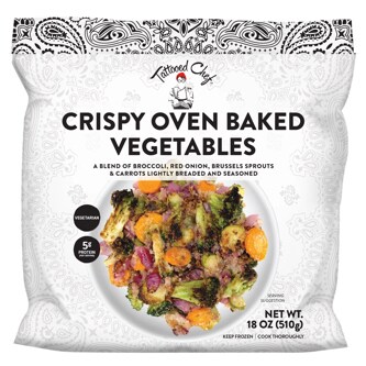 Tattooed Chef Crispy Oven Baked Vegetables 