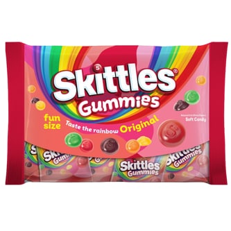 Skittles Gummies Original, Fun Size