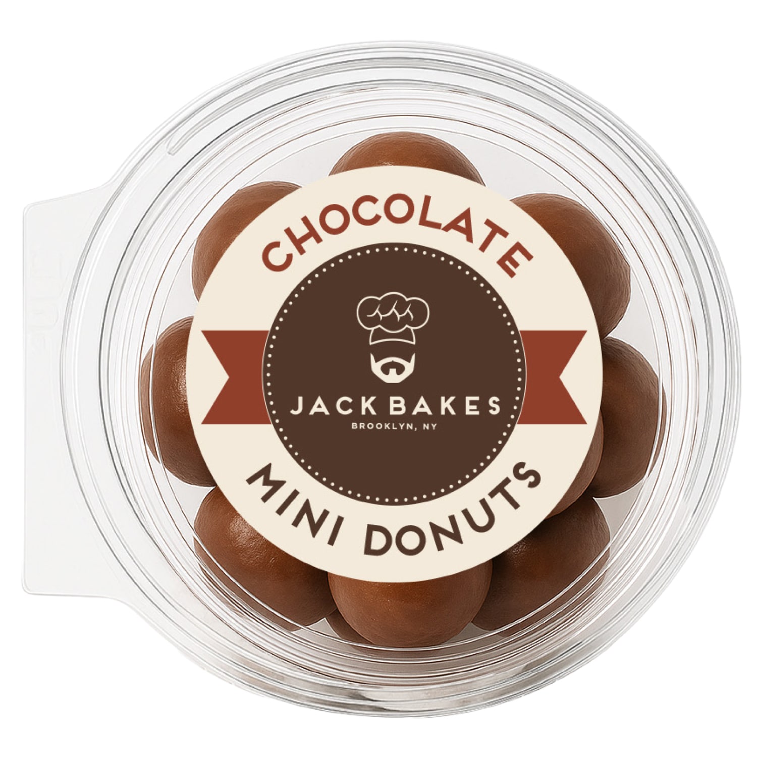 Jack Bakes Mini Donuts, Chocolate