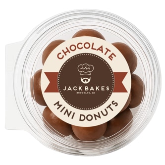 Jack Bakes Mini Donuts, Chocolate