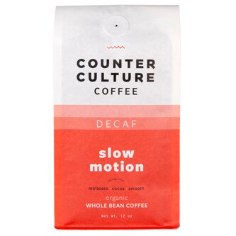 Counter Culture Coffee Organic Decaf Whole Bean Coffee, Slow Motion