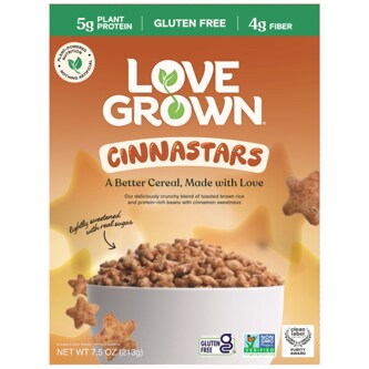 Love Grown Cinnastars Cereal