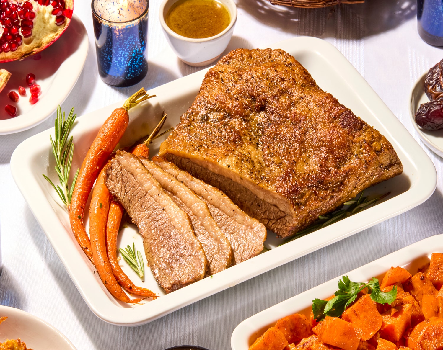 FreshDirect Beef Brisket w/ Roasted Vegetables and Gravy (Serves 6-8, approx. 3-3.5lb)