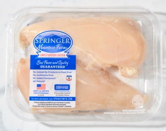 Springer Mountain Farms Boneless Skinless Chicken Breasts, Raised w/o Antibiotics 