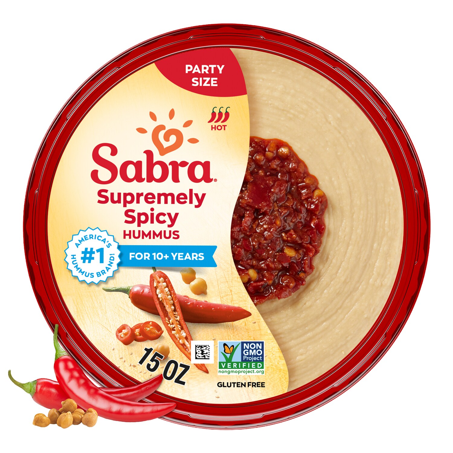 Sabra Hummus, Supremely Spicy, Family Size