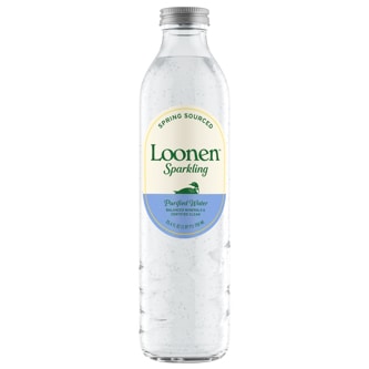 Loonen Purified Sparkling Water, Glass Bottle