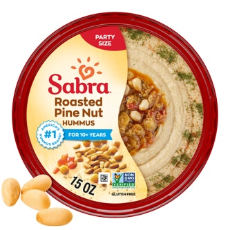 Sabra Hummus, Roasted Pine Nut, Family Size