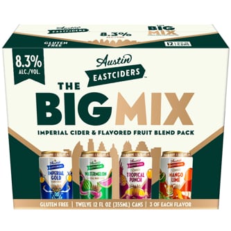 Austin Eastciders The Big Mix Imperial Cider & Flavored Fruit Blend Pack, Cans