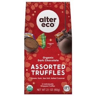 Alter Eco Organic Dark Chocolate Assorted Truffles