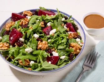 FreshDirect Arugula Salad with Beets and Goat Cheese