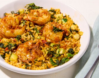 FreshDirect Shrimp and Vegetable Biryani, Single Serving Meal