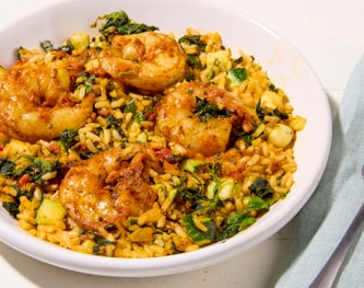 FreshDirect Shrimp and Vegetable Biryani, Single Serving Meal