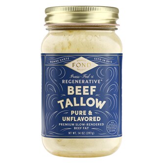 Fond Beef Tallow, Regenerative, Unflavored  