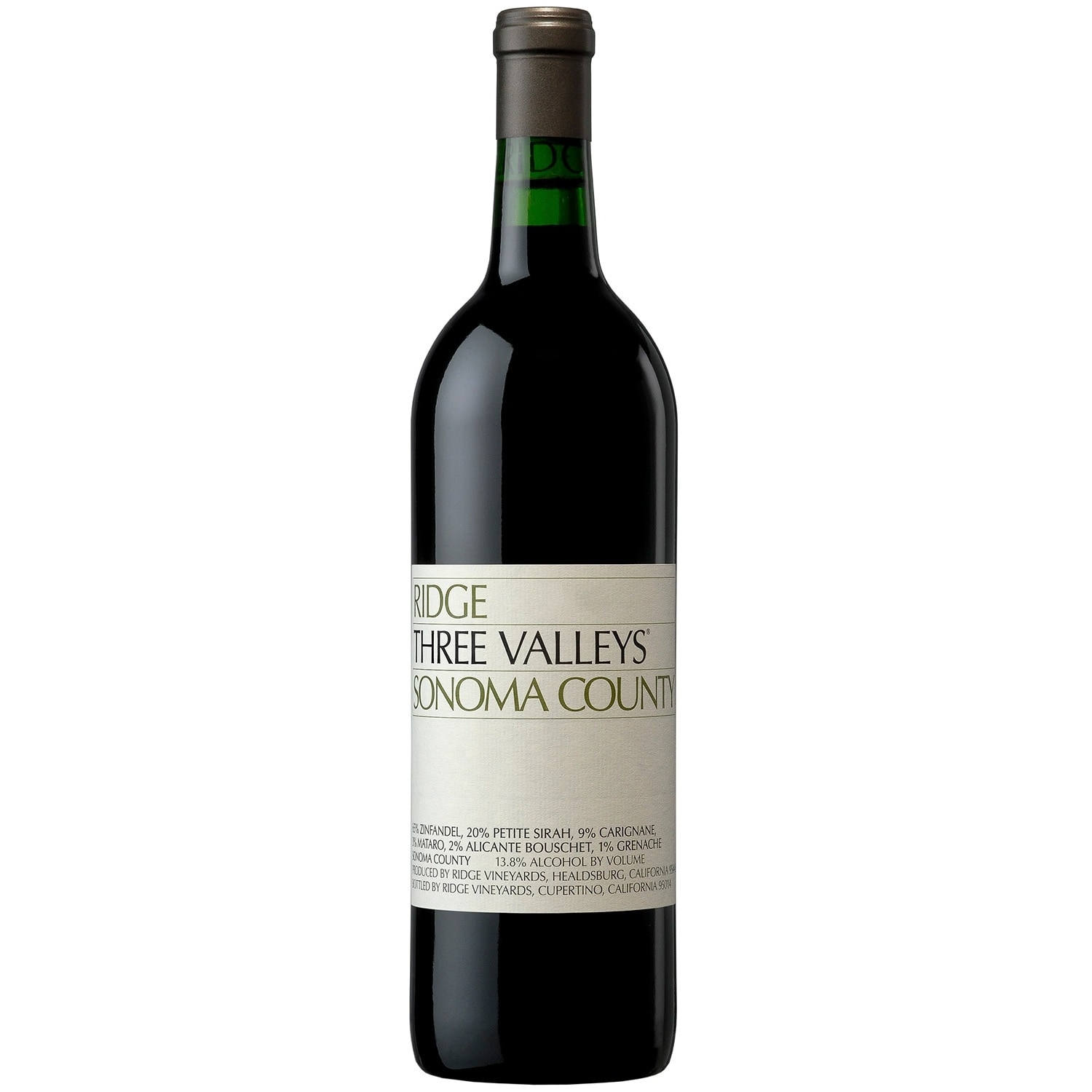 Ridge Three Valleys Sonoma County Zinfandel