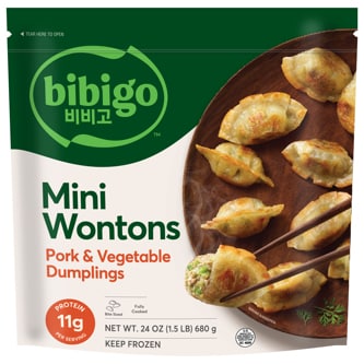 Bibigo Mini Wontons Pork & Vegetable Dumplings