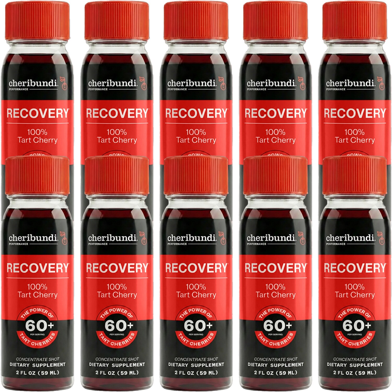 Cheribundi Recovery Tart Cherry Juice, Shots