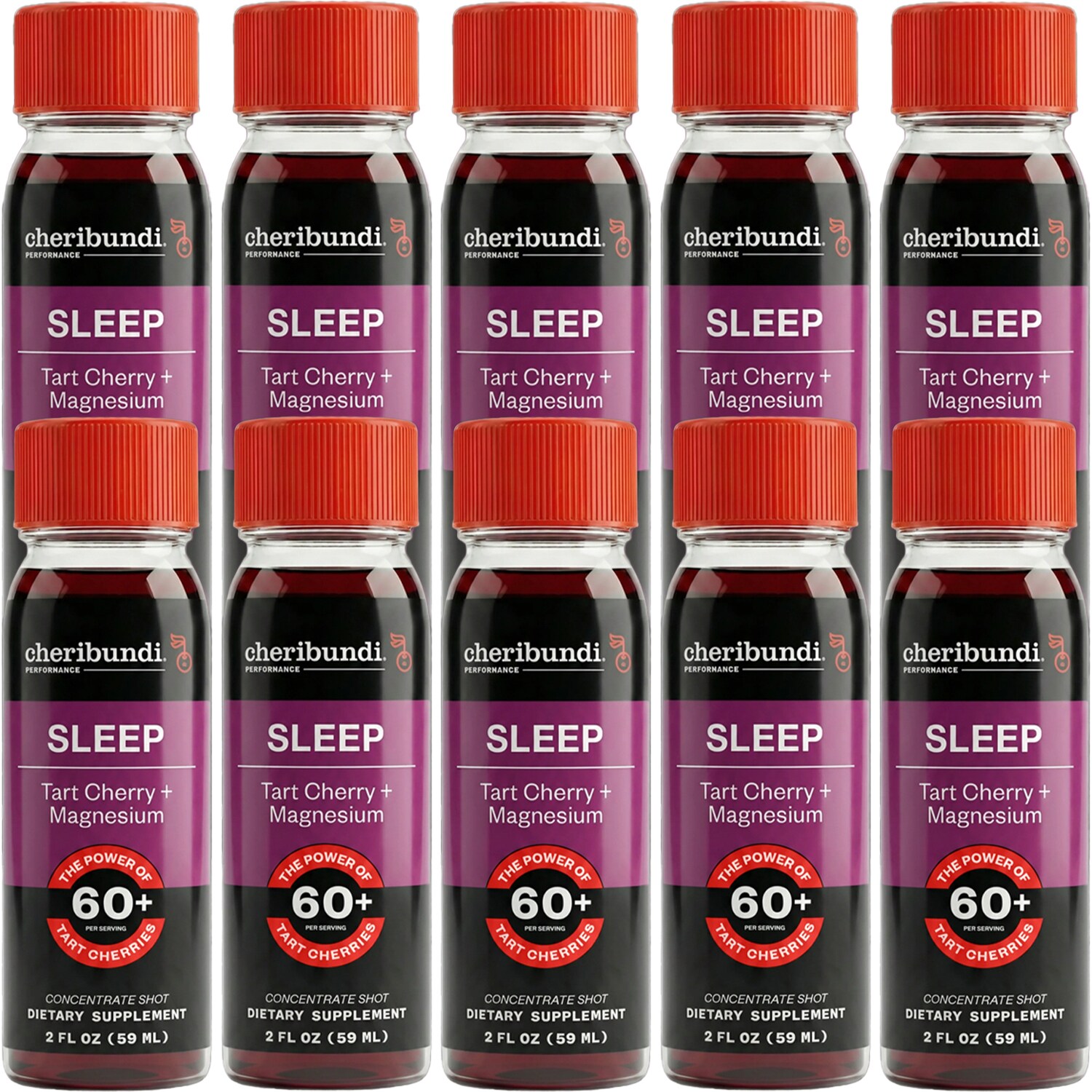 Cheribundi Sleep Tart Cherry Juice, Shots