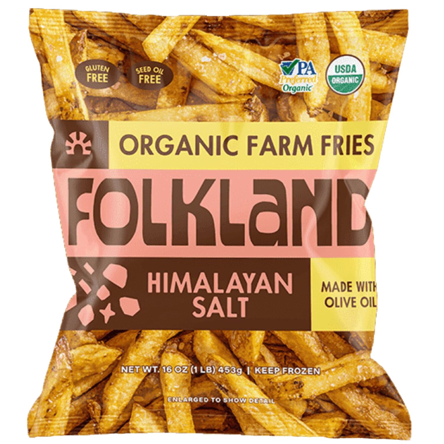 Folkland Foods Farm Fries, Himalayan Salt