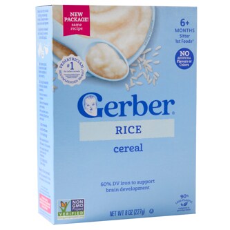 Gerber 1st Foods Baby Cereal, Rice