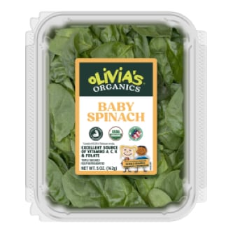 Olivia's Organics Baby Spinach