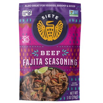 Siete Taco Seasoning, Beef Fajita