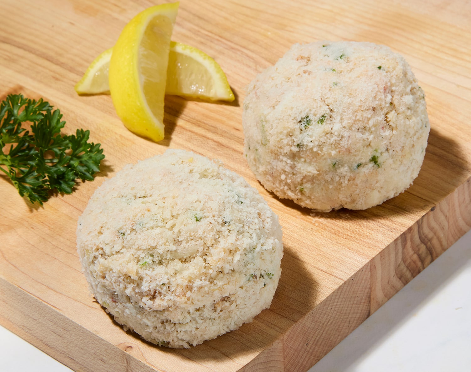 FreshDirect Crab Cakes, Uncooked, image 2 of 2 slides