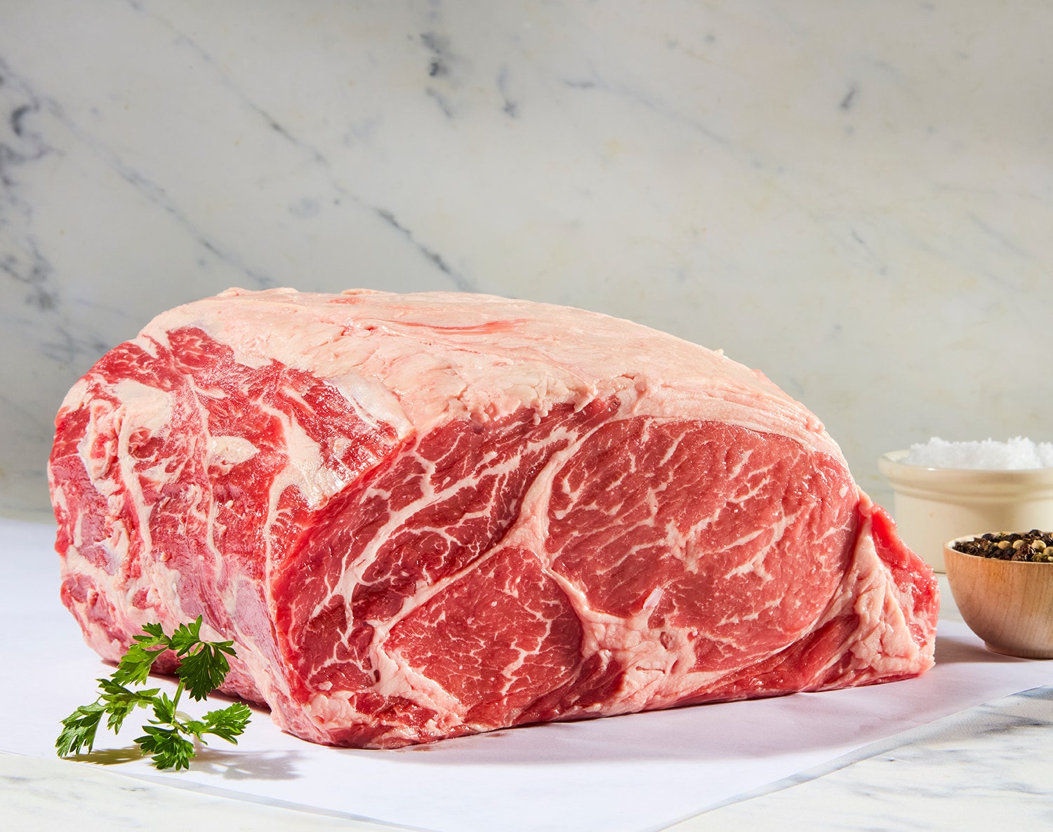 Prime Beef Rib Eye Roast, Lip-On, Boneless , image 1 of 2 slides