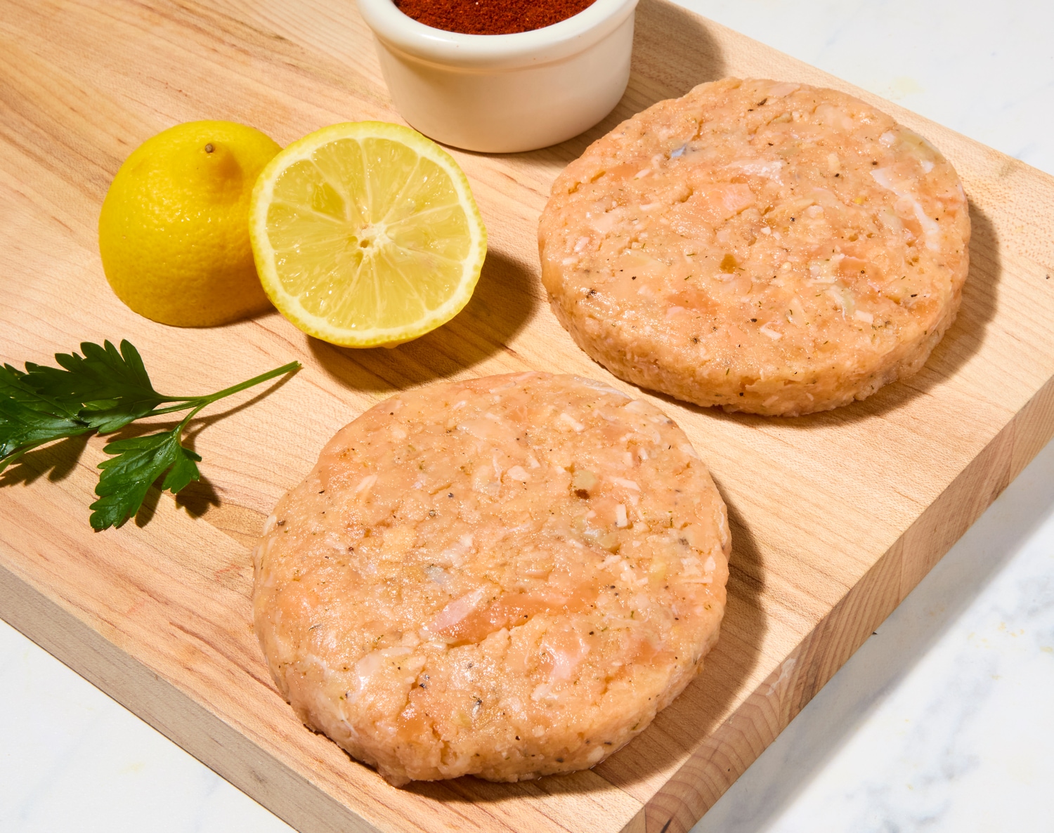 Salmon Burgers, Previously Frozen, image 2 of 2 slides