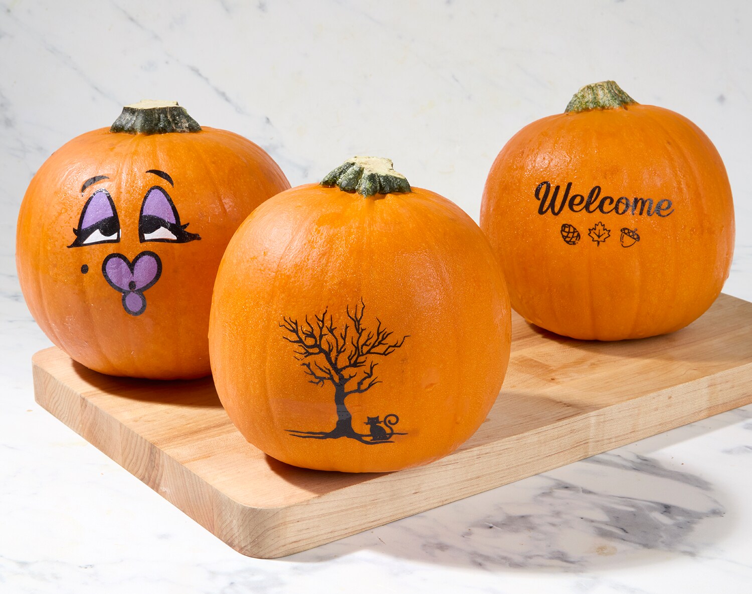 Bay Baby Farms Painted Pumpkin, image 2 of 2 slides