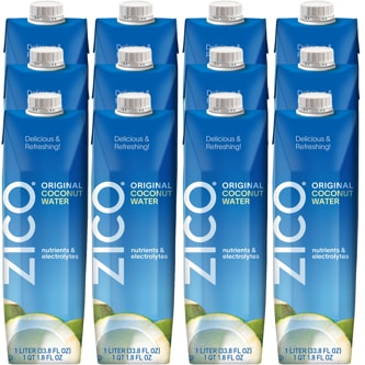 Zico Coconut Water, Natural Blend, Carton, Case