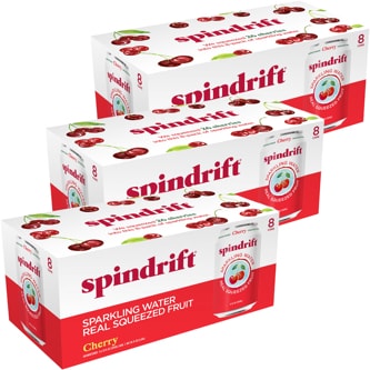 Spindrift Sparkling Water, Cherry, Case