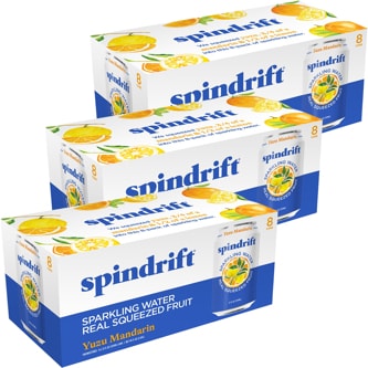 Spindrift Sparkling Water, Yuzu Mandarin, Case