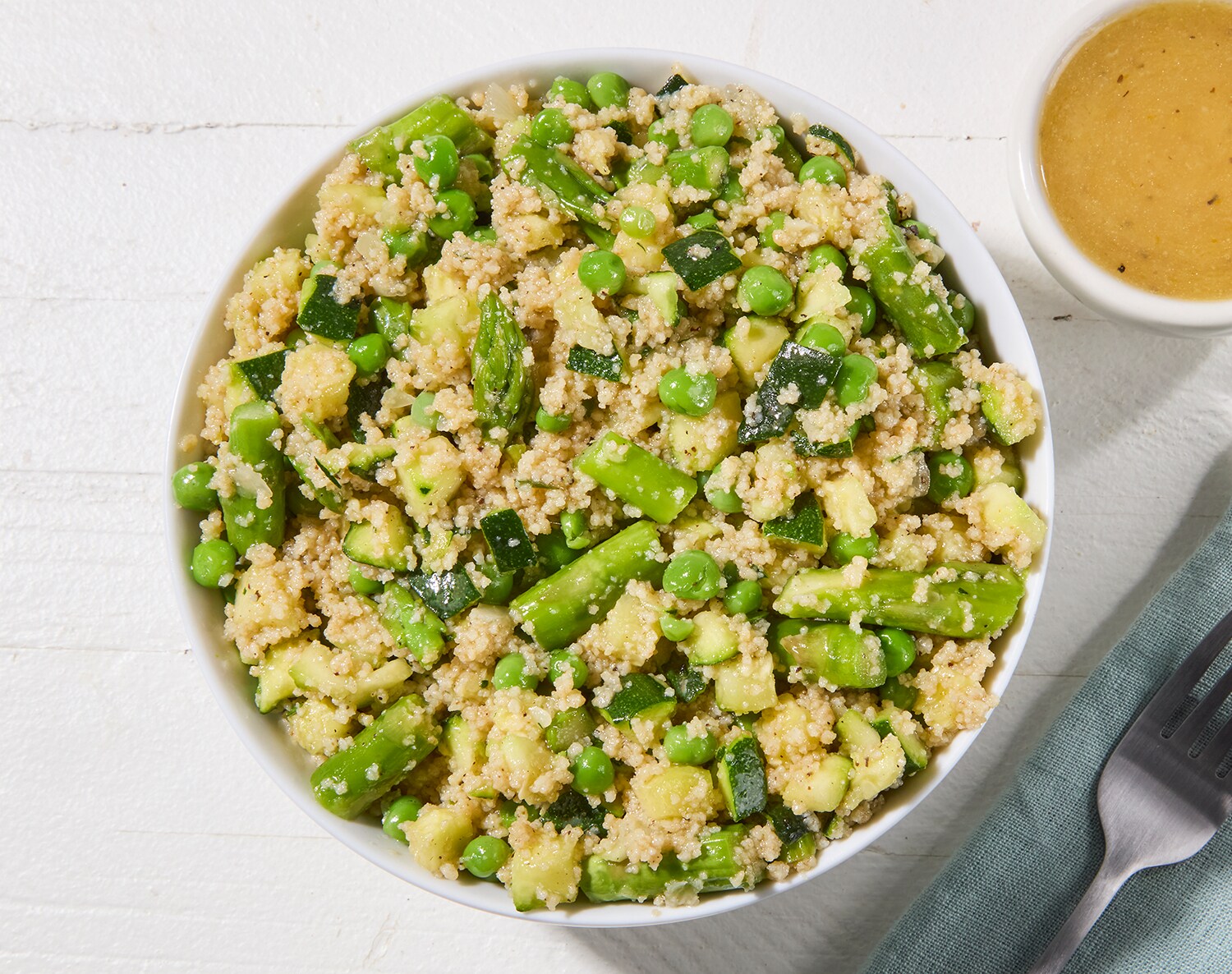 FreshDirect Green Vegetable Couscous Salad, image 2 of 2 slides
