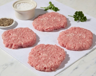 Just FreshDirect 94% Lean Ground Turkey Burgers