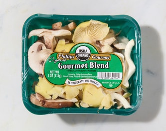Organic Gourmet Mushroom Blend, Packaged
