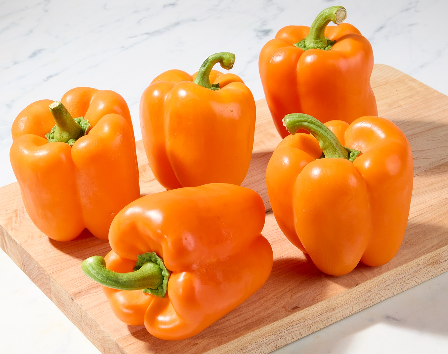 Organic Orange Greenhouse Bell Peppers, image 2 of 2 slides