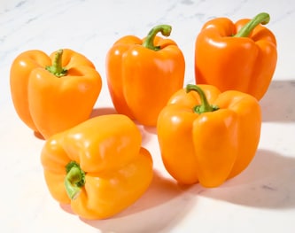 Orange Greenhouse Bell Pepper