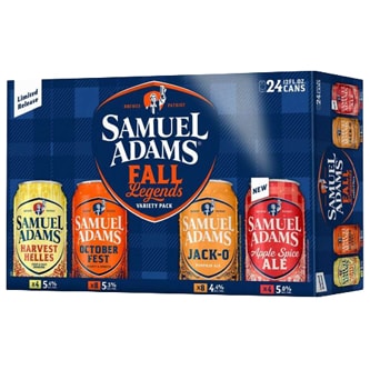 Samuel Adams Fall Legends Variety Pack, Cans