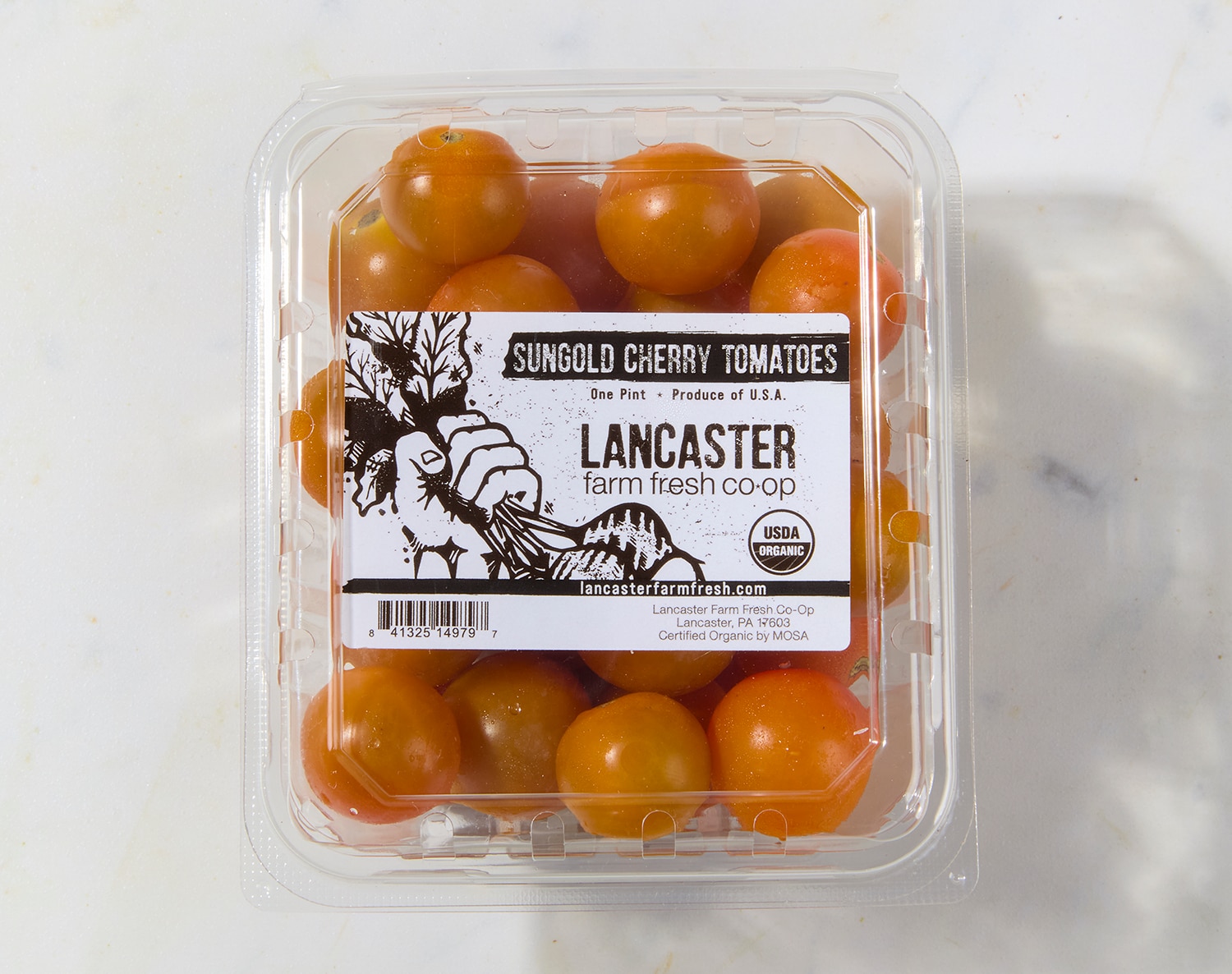 Lancaster Farm Fresh Cooperative Local Organic Sungold Cherry Tomatoes