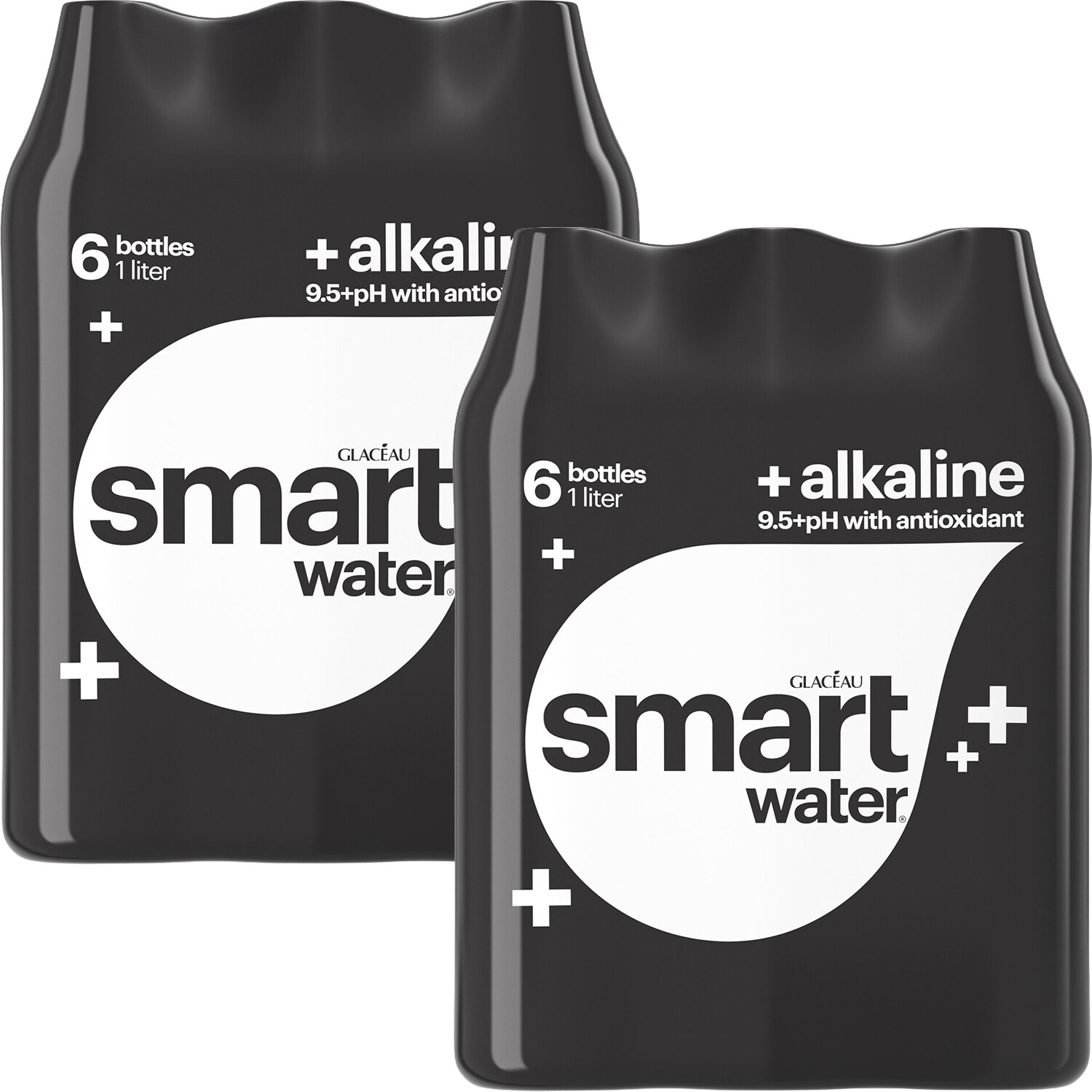 smartwater Electrolyte-Enhanced Alkaline Water with Antioxidant, Plastic Bottles, Case