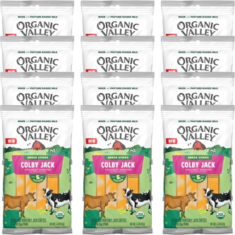 Organic Valley Colby-Jack Snack Stick, Case
