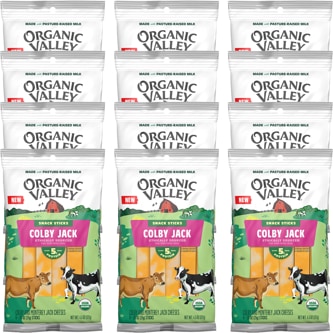 Organic Valley Colby-Jack Snack Stick, Case