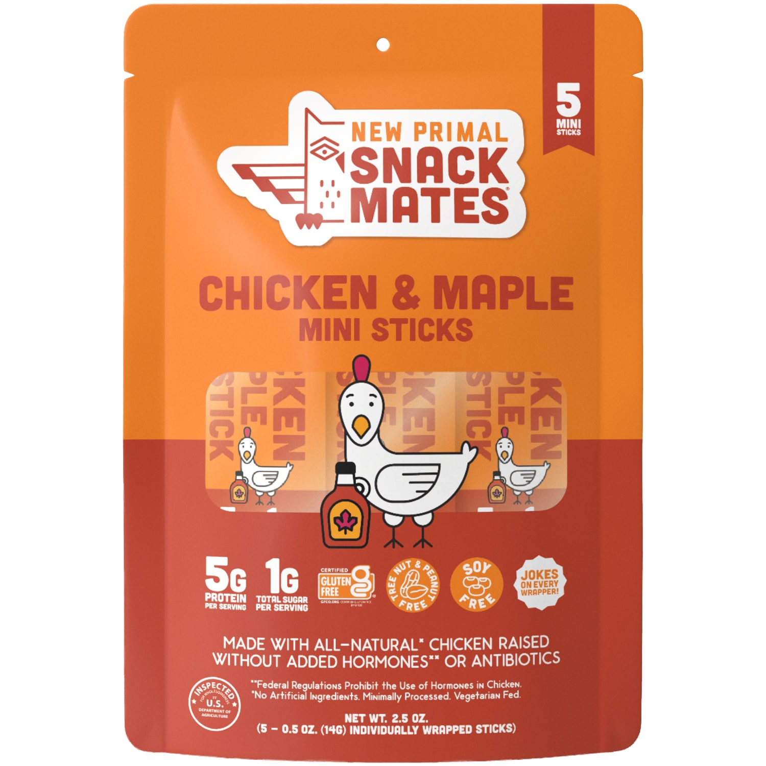 The New Primal Snack Mates Kids, Chicken & Maple