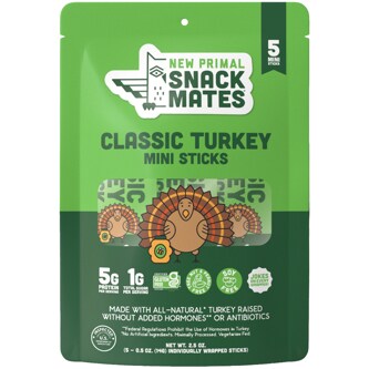 The New Primal Snack Mates Kids, Turkey