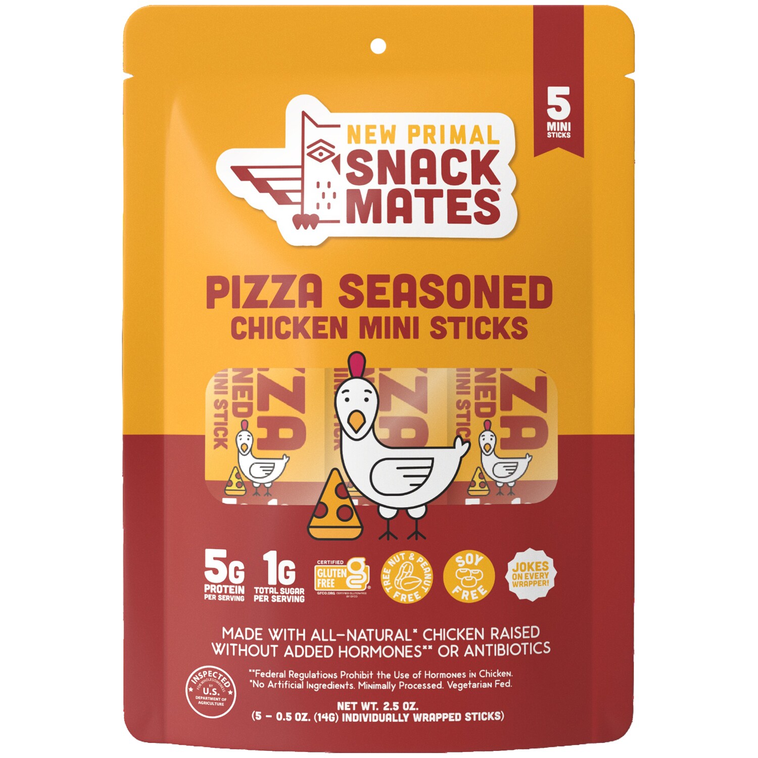 The New Primal Snack Mates Kids, Pizza